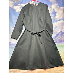 Vintage 70's Puritan Foever Young Women's Dress Black No Size Tag see pics